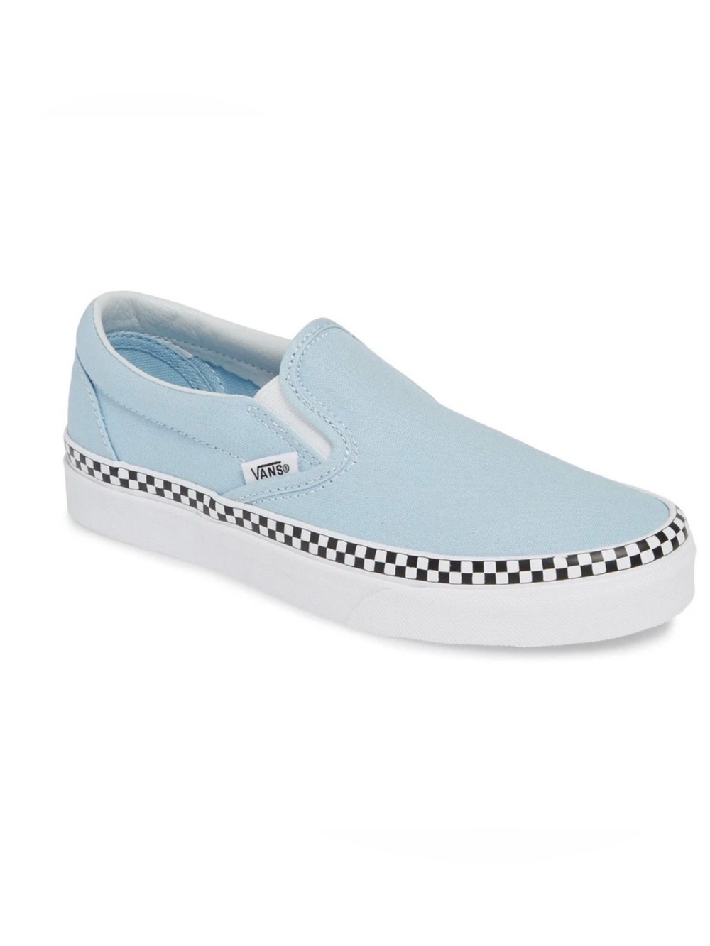 Vans UnisexAdult CLASSIC
SLIPON Shoes | (Check Foxing)
Cool Blue/White Sz 8 W